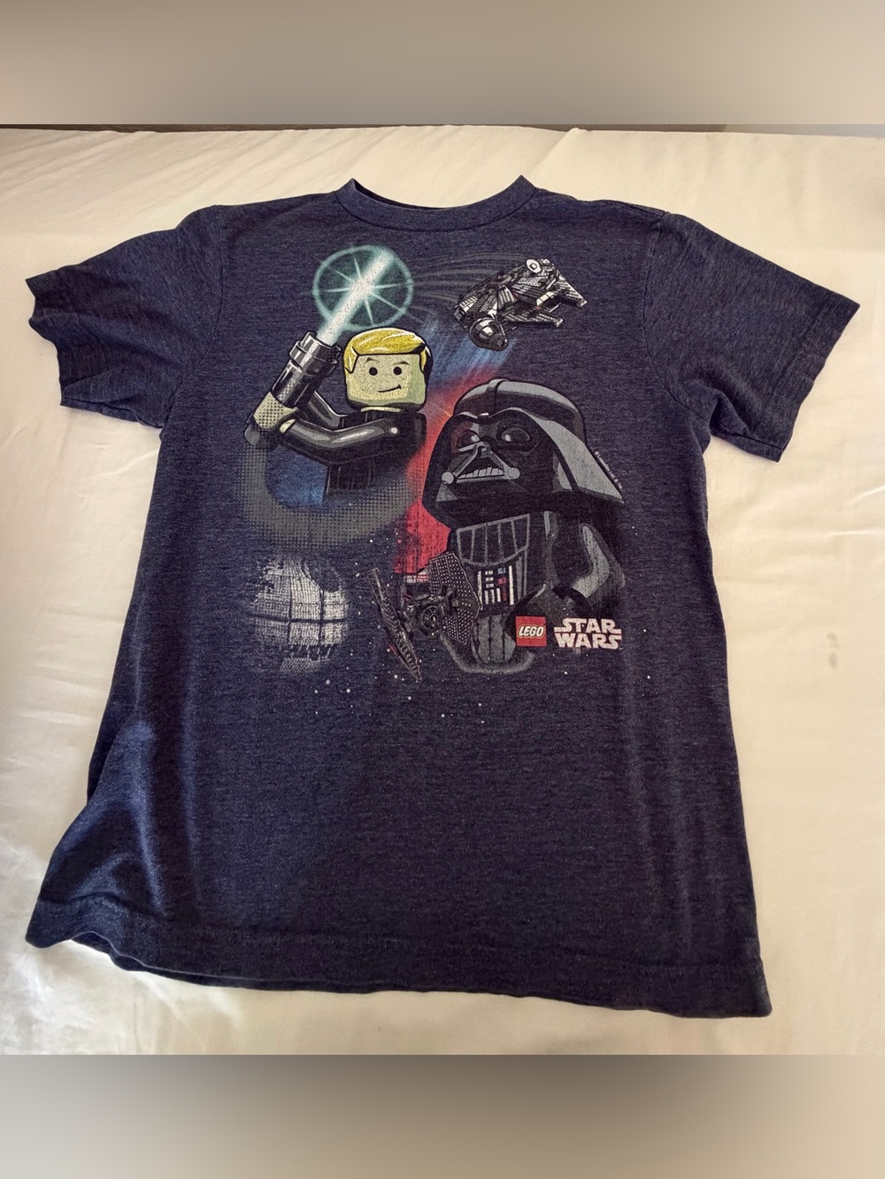 Old Navy Navy Blue LEGO Star Wars Graphic Tee- boys 10-12